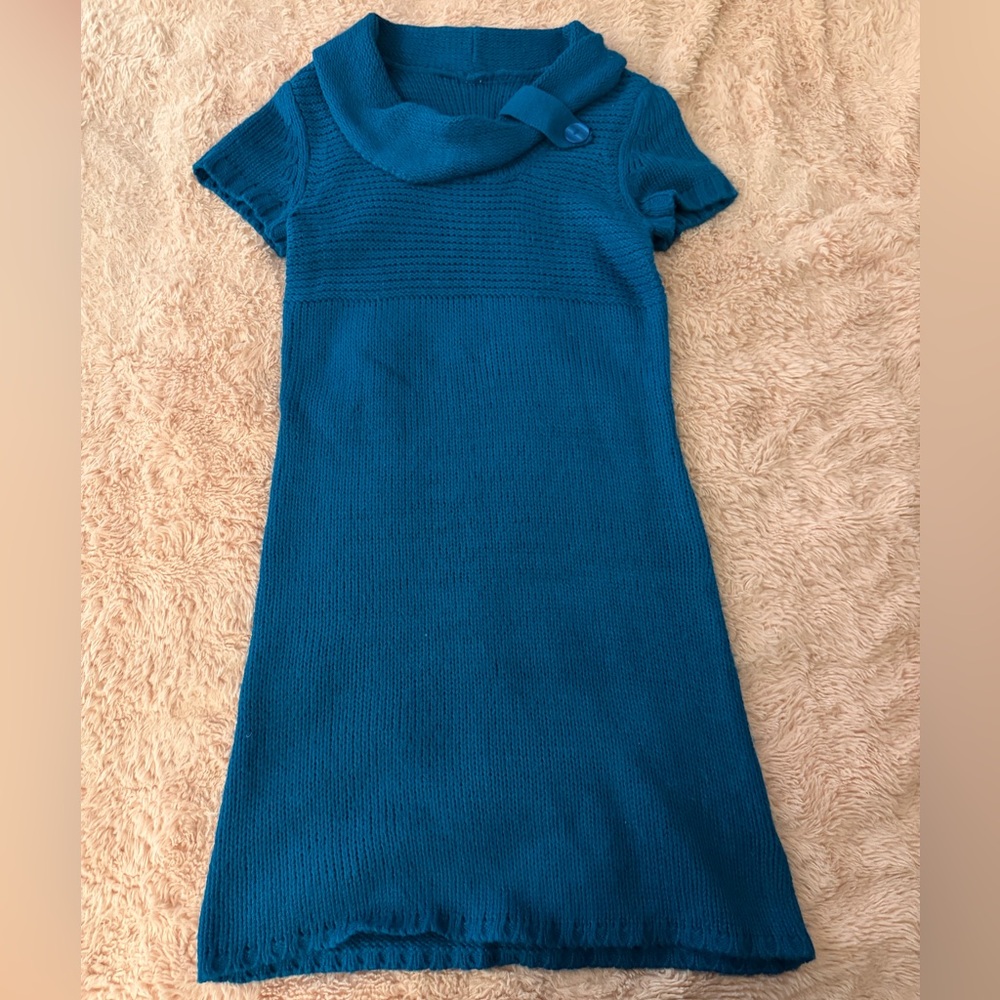 vintage blue dress